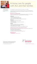 In home care for ALS