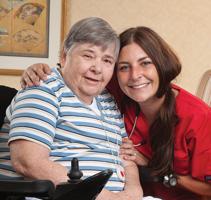 <span><b>Meet Mary and Jamie</b></span><br/><p>Click the image to learn about their home health care journey</p>
