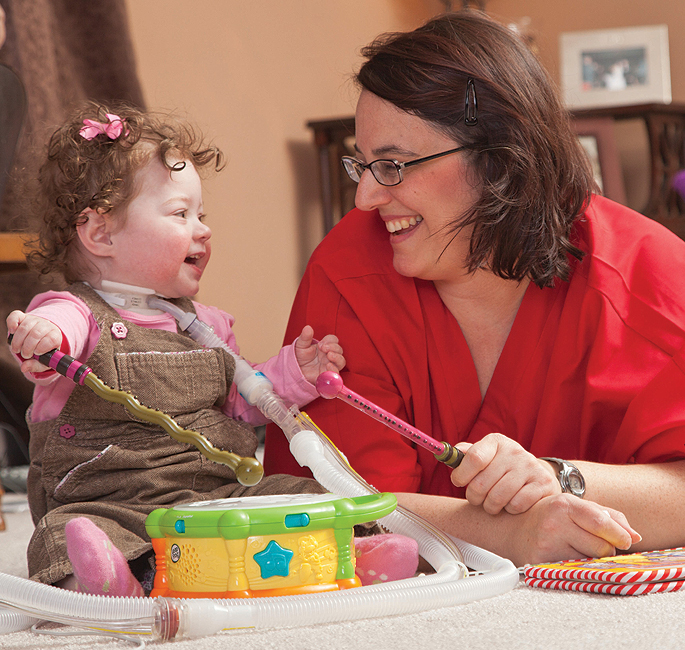 <span><b>Meet Kasey and Andrea </b></span><br/><p>Click the image to learn about their home health care journey</p>