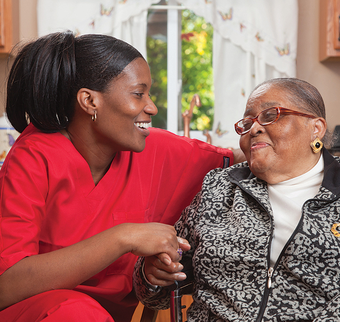 <span><b>Meet Virginia and Vida</b></span><br/><p>Click the image to learn about their home health care journey</p>